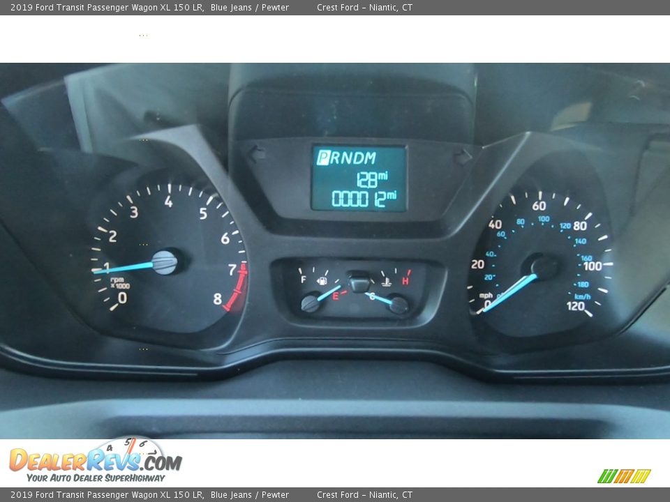 2019 Ford Transit Passenger Wagon XL 150 LR Blue Jeans / Pewter Photo #13