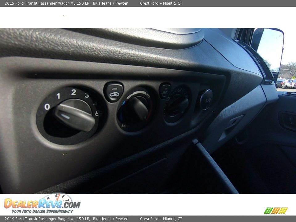 2019 Ford Transit Passenger Wagon XL 150 LR Blue Jeans / Pewter Photo #15