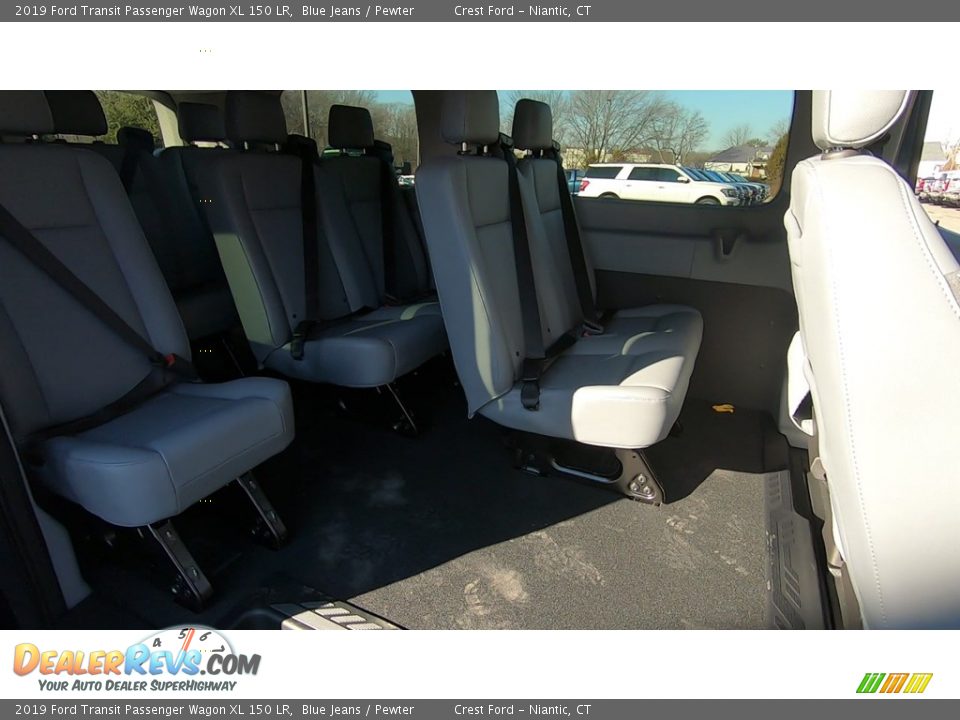 2019 Ford Transit Passenger Wagon XL 150 LR Blue Jeans / Pewter Photo #20