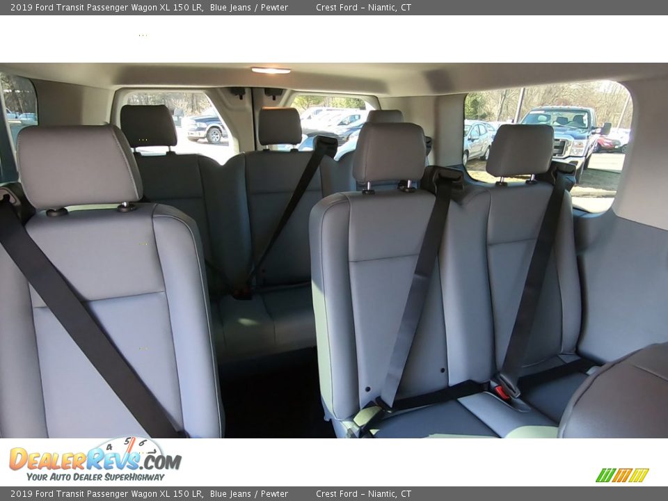 2019 Ford Transit Passenger Wagon XL 150 LR Blue Jeans / Pewter Photo #21