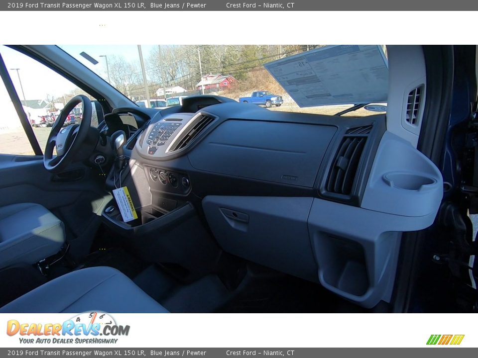 2019 Ford Transit Passenger Wagon XL 150 LR Blue Jeans / Pewter Photo #24