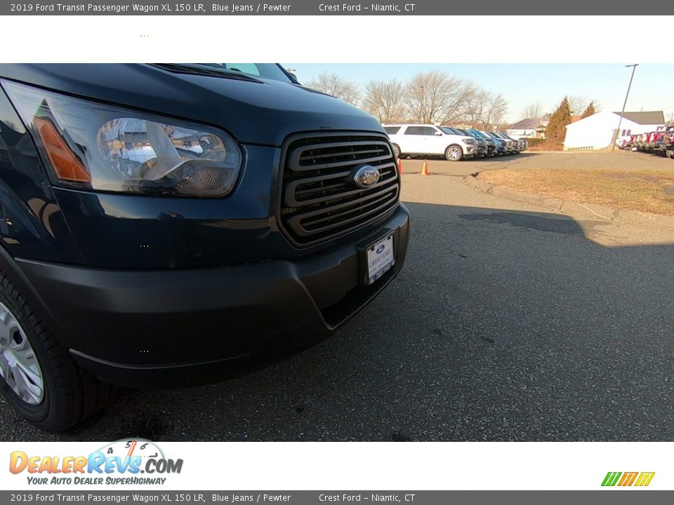 2019 Ford Transit Passenger Wagon XL 150 LR Blue Jeans / Pewter Photo #26