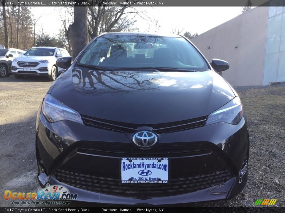 2017 Toyota Corolla LE Black Sand Pearl / Black Photo #2