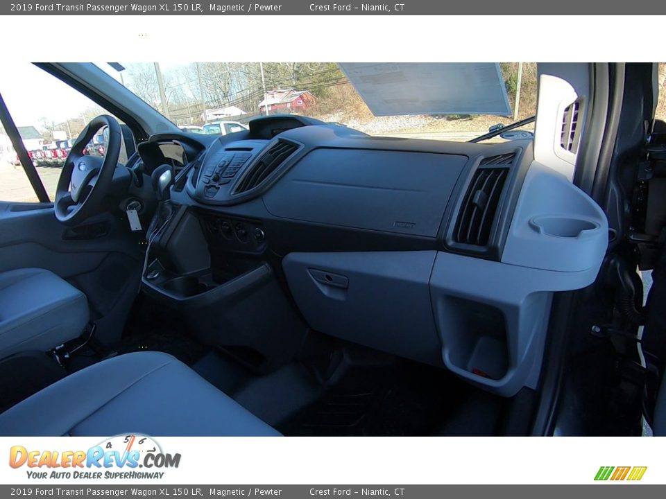 2019 Ford Transit Passenger Wagon XL 150 LR Magnetic / Pewter Photo #24