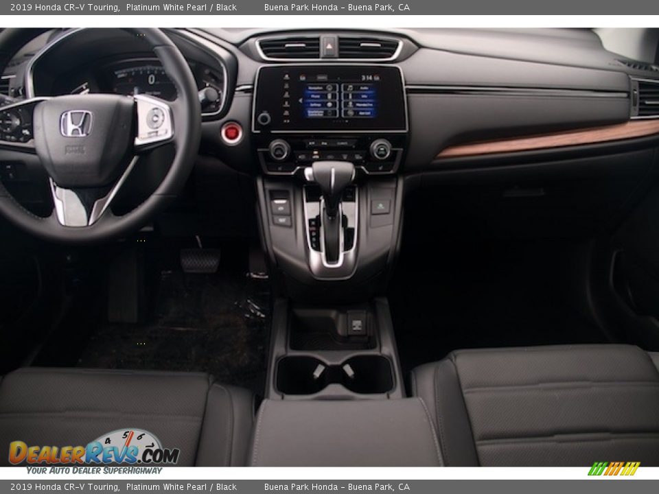 2019 Honda CR-V Touring Platinum White Pearl / Black Photo #12