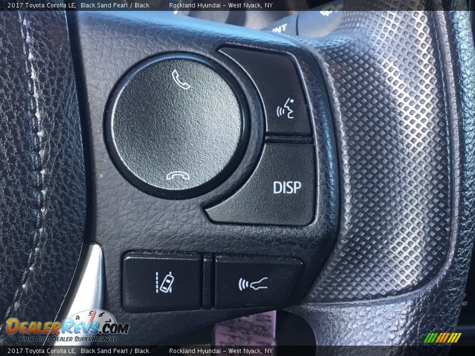 2017 Toyota Corolla LE Black Sand Pearl / Black Photo #16