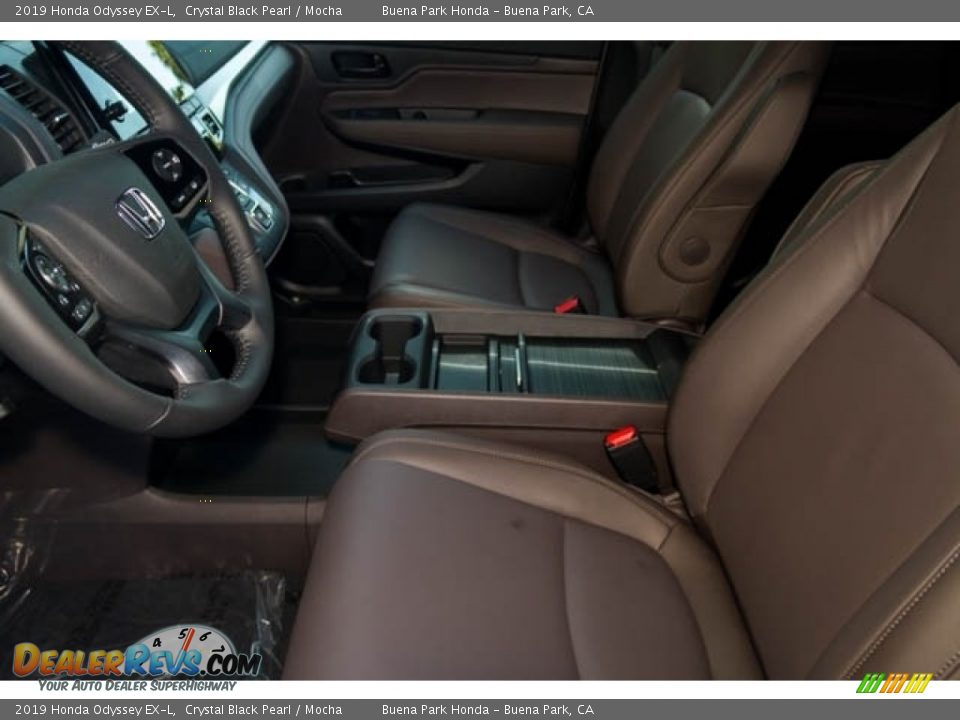 2019 Honda Odyssey EX-L Crystal Black Pearl / Mocha Photo #6