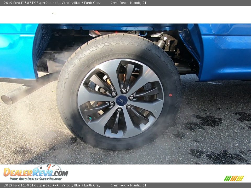2019 Ford F150 STX SuperCab 4x4 Velocity Blue / Earth Gray Photo #21