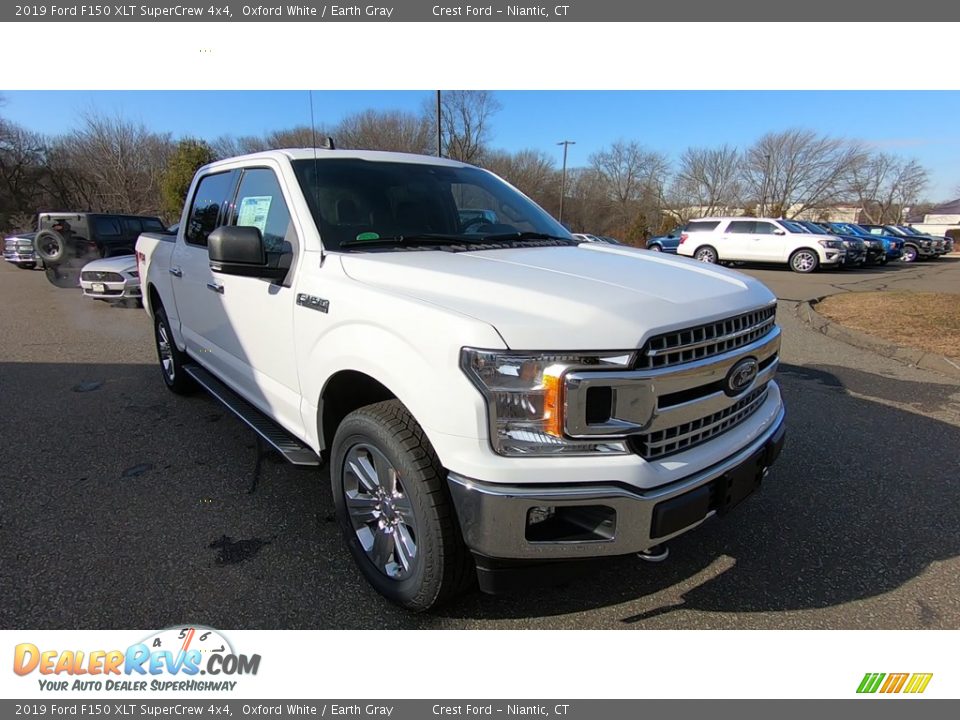 2019 Ford F150 XLT SuperCrew 4x4 Oxford White / Earth Gray Photo #1