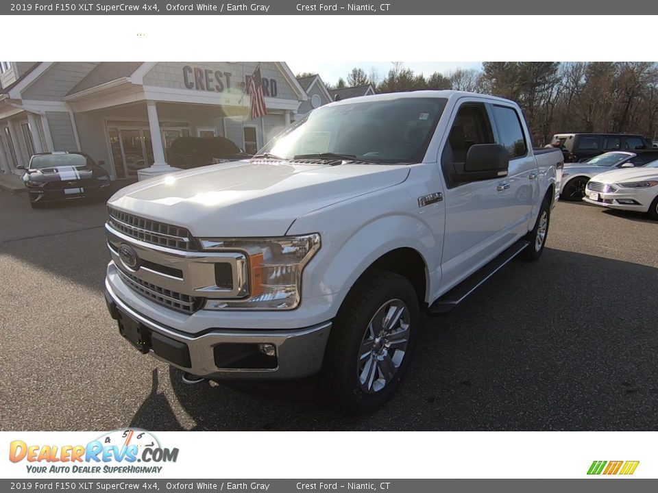 2019 Ford F150 XLT SuperCrew 4x4 Oxford White / Earth Gray Photo #3