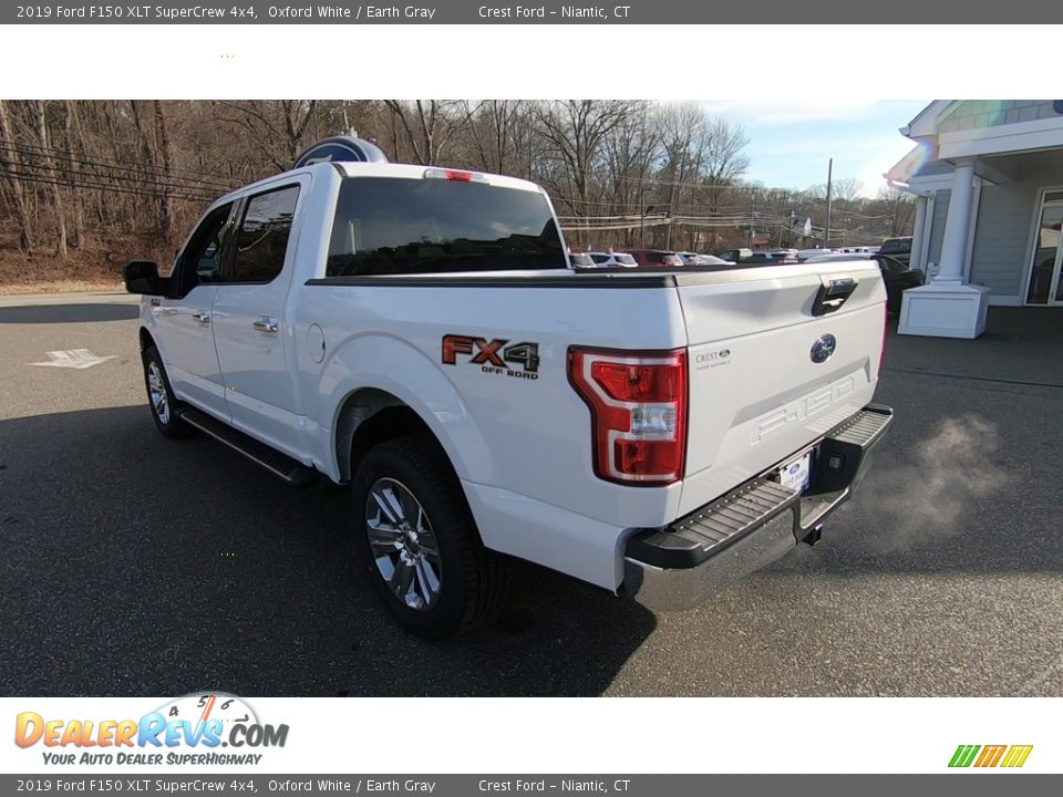 2019 Ford F150 XLT SuperCrew 4x4 Oxford White / Earth Gray Photo #5