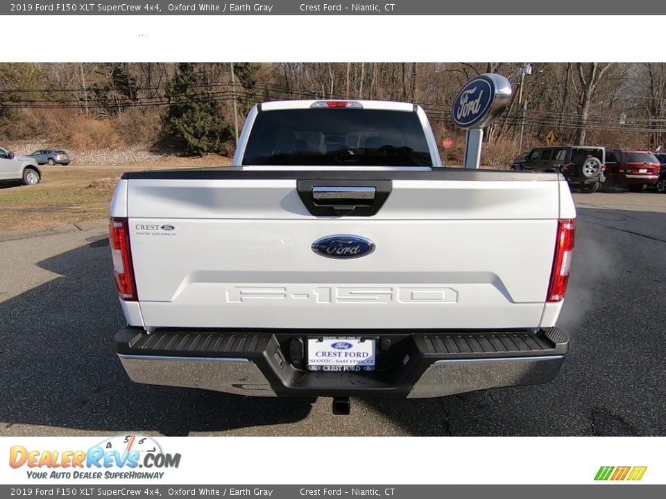 2019 Ford F150 XLT SuperCrew 4x4 Oxford White / Earth Gray Photo #6