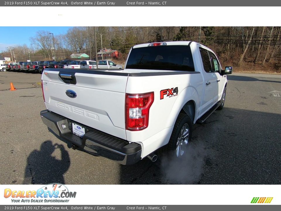 2019 Ford F150 XLT SuperCrew 4x4 Oxford White / Earth Gray Photo #7