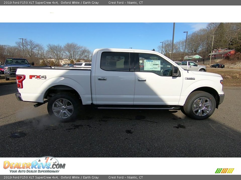 2019 Ford F150 XLT SuperCrew 4x4 Oxford White / Earth Gray Photo #8