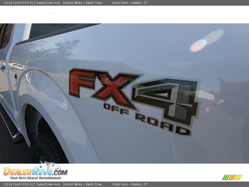 2019 Ford F150 XLT SuperCrew 4x4 Oxford White / Earth Gray Photo #9