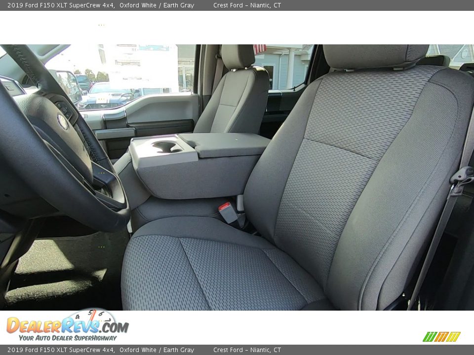 2019 Ford F150 XLT SuperCrew 4x4 Oxford White / Earth Gray Photo #11