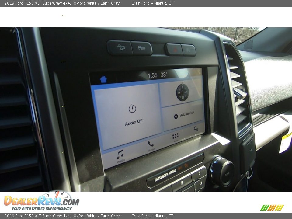 2019 Ford F150 XLT SuperCrew 4x4 Oxford White / Earth Gray Photo #14