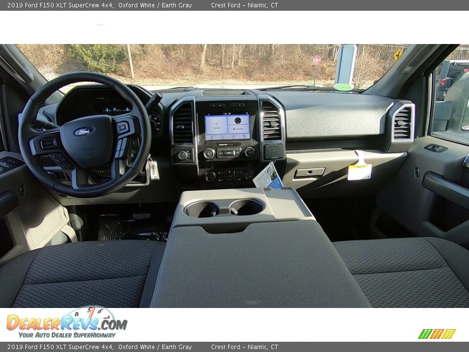 2019 Ford F150 XLT SuperCrew 4x4 Oxford White / Earth Gray Photo #18