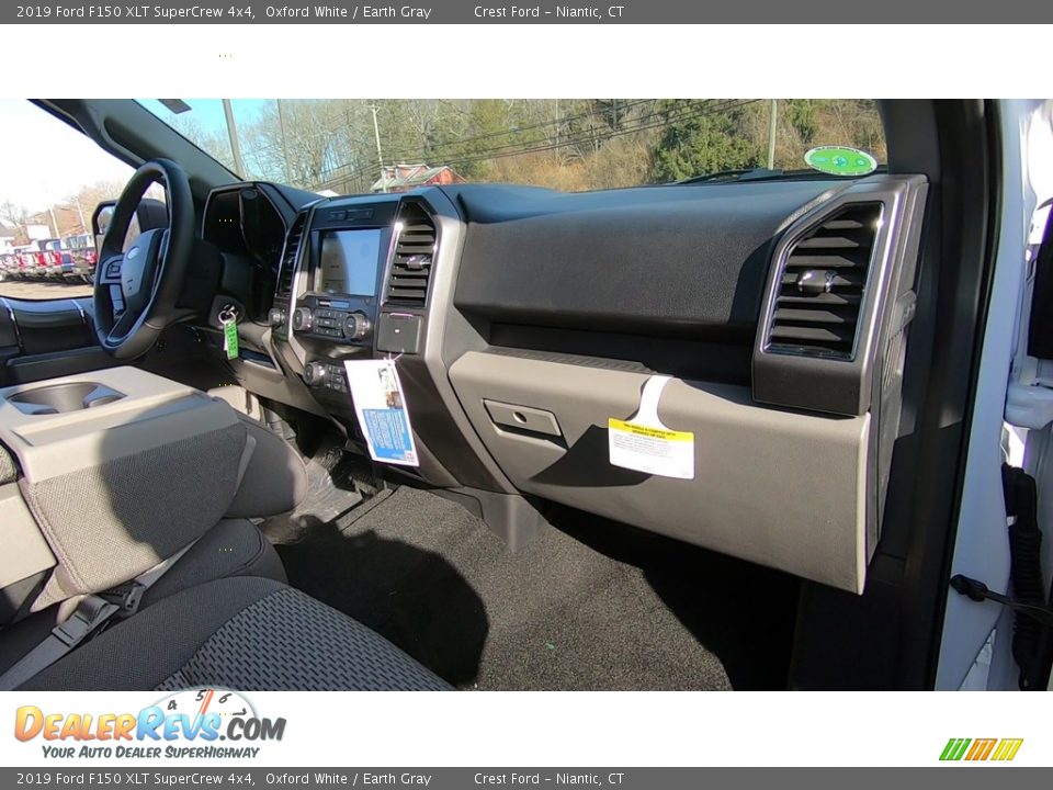 2019 Ford F150 XLT SuperCrew 4x4 Oxford White / Earth Gray Photo #24