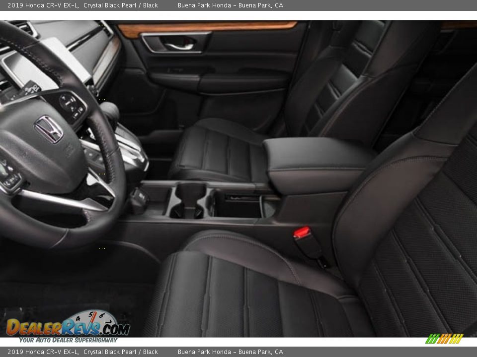 Black Interior - 2019 Honda CR-V EX-L Photo #6