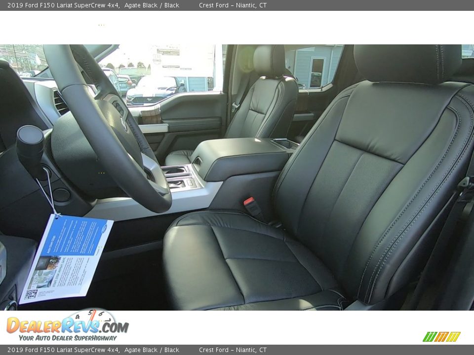 2019 Ford F150 Lariat SuperCrew 4x4 Agate Black / Black Photo #11