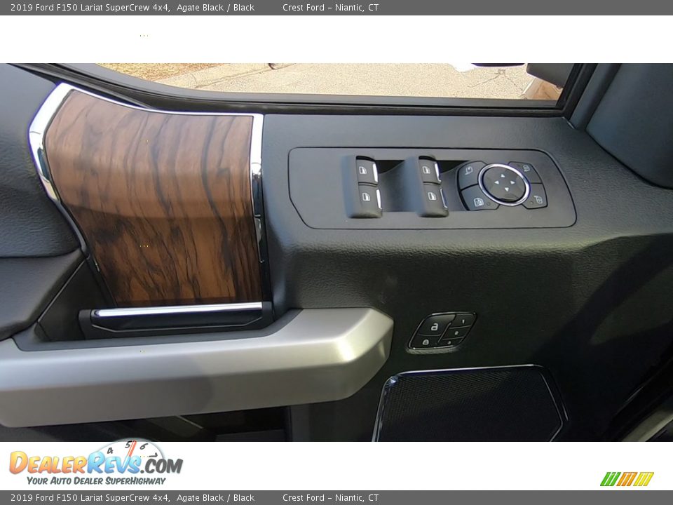 2019 Ford F150 Lariat SuperCrew 4x4 Agate Black / Black Photo #12