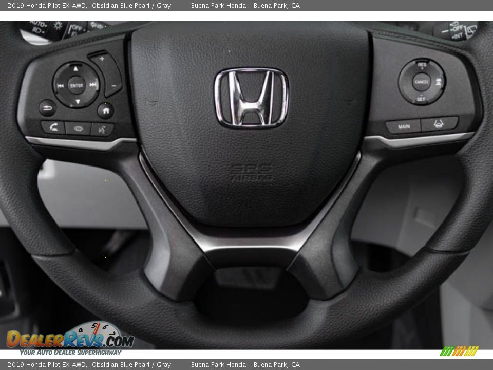 2019 Honda Pilot EX AWD Steering Wheel Photo #20