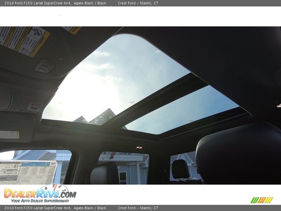 2019 Ford F150 Lariat SuperCrew 4x4 Agate Black / Black Photo #18