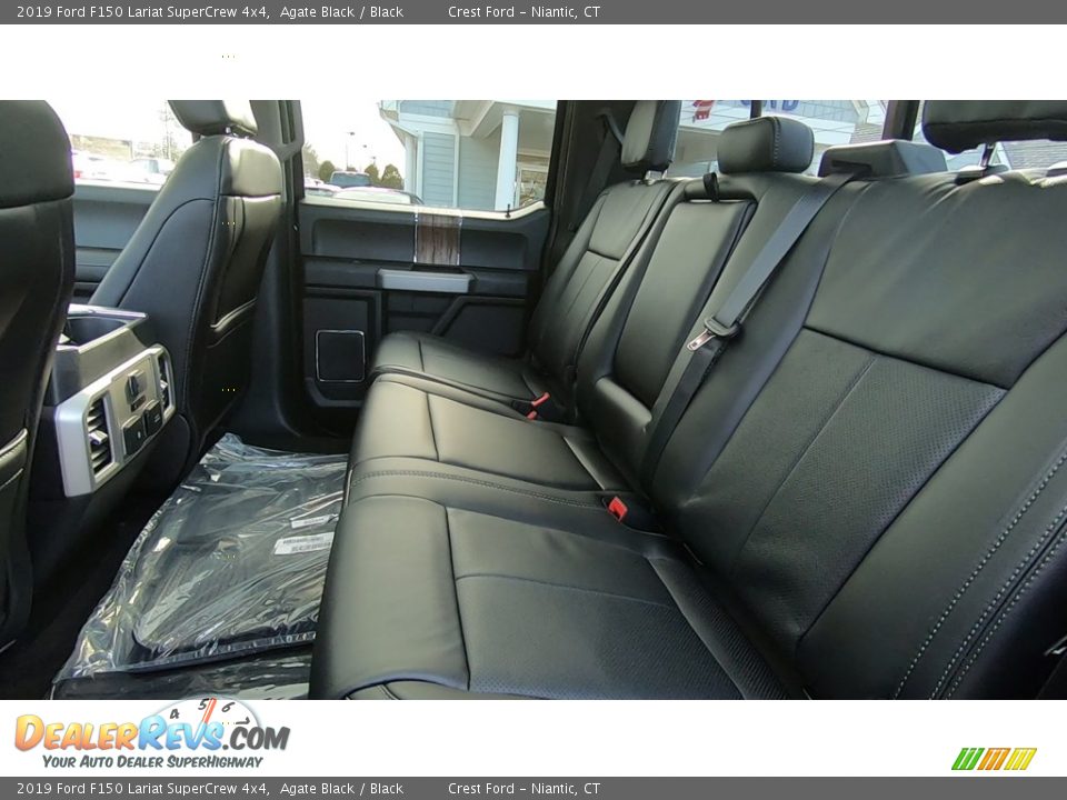 2019 Ford F150 Lariat SuperCrew 4x4 Agate Black / Black Photo #19