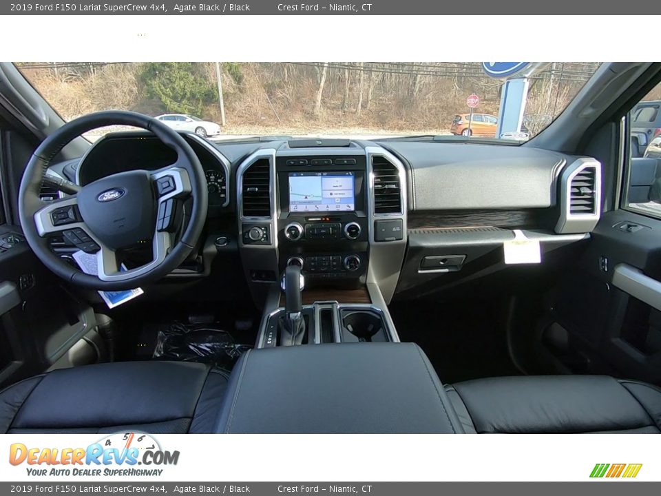2019 Ford F150 Lariat SuperCrew 4x4 Agate Black / Black Photo #20