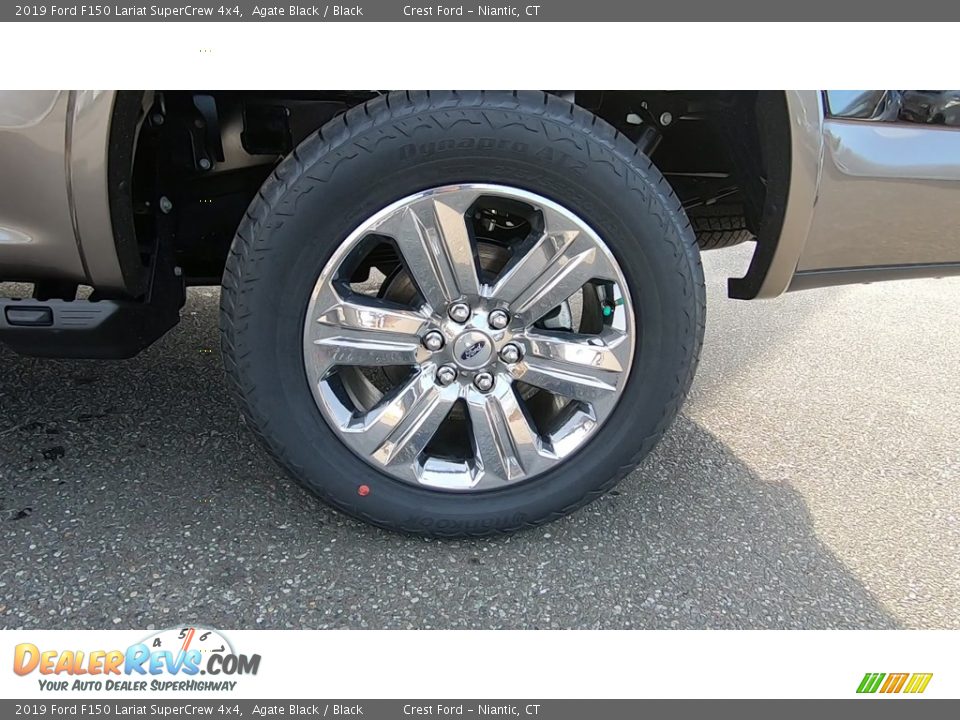 2019 Ford F150 Lariat SuperCrew 4x4 Agate Black / Black Photo #21