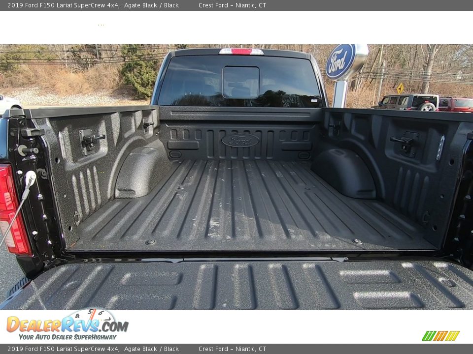 2019 Ford F150 Lariat SuperCrew 4x4 Agate Black / Black Photo #22