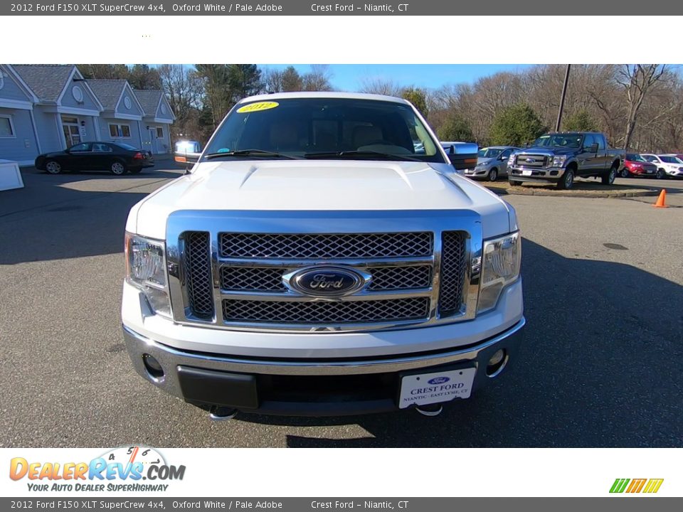 2012 Ford F150 XLT SuperCrew 4x4 Oxford White / Pale Adobe Photo #2