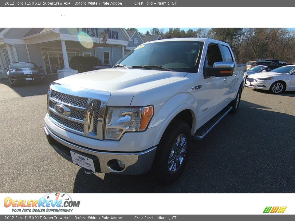 2012 Ford F150 XLT SuperCrew 4x4 Oxford White / Pale Adobe Photo #3