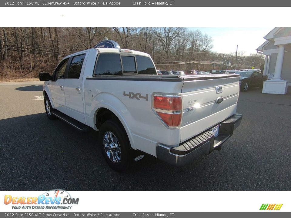 2012 Ford F150 XLT SuperCrew 4x4 Oxford White / Pale Adobe Photo #5