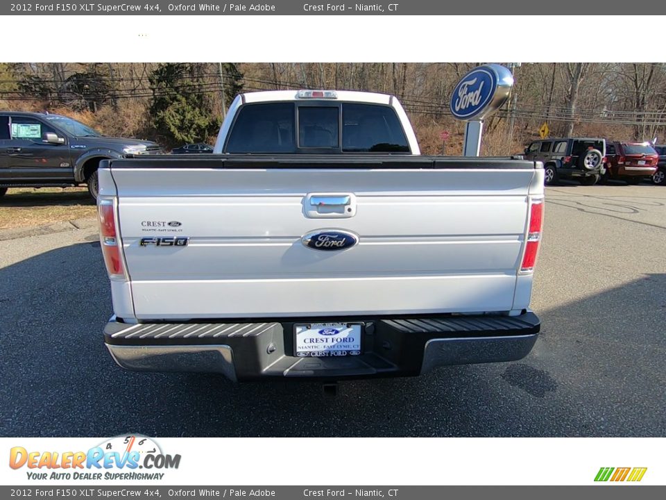 2012 Ford F150 XLT SuperCrew 4x4 Oxford White / Pale Adobe Photo #6