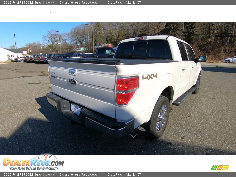 2012 Ford F150 XLT SuperCrew 4x4 Oxford White / Pale Adobe Photo #7