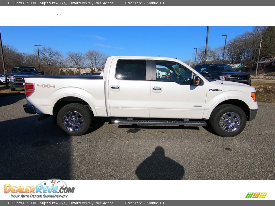 2012 Ford F150 XLT SuperCrew 4x4 Oxford White / Pale Adobe Photo #8