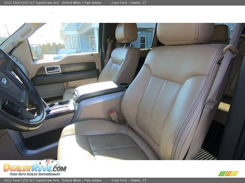 2012 Ford F150 XLT SuperCrew 4x4 Oxford White / Pale Adobe Photo #12
