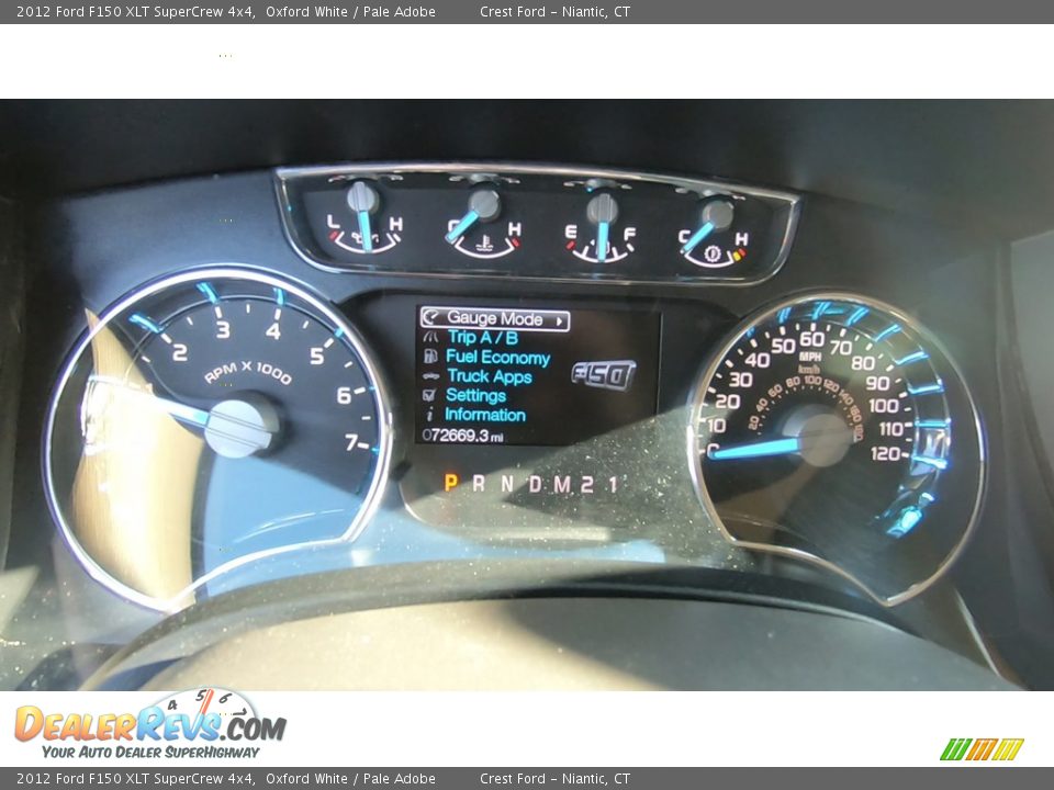 2012 Ford F150 XLT SuperCrew 4x4 Oxford White / Pale Adobe Photo #14