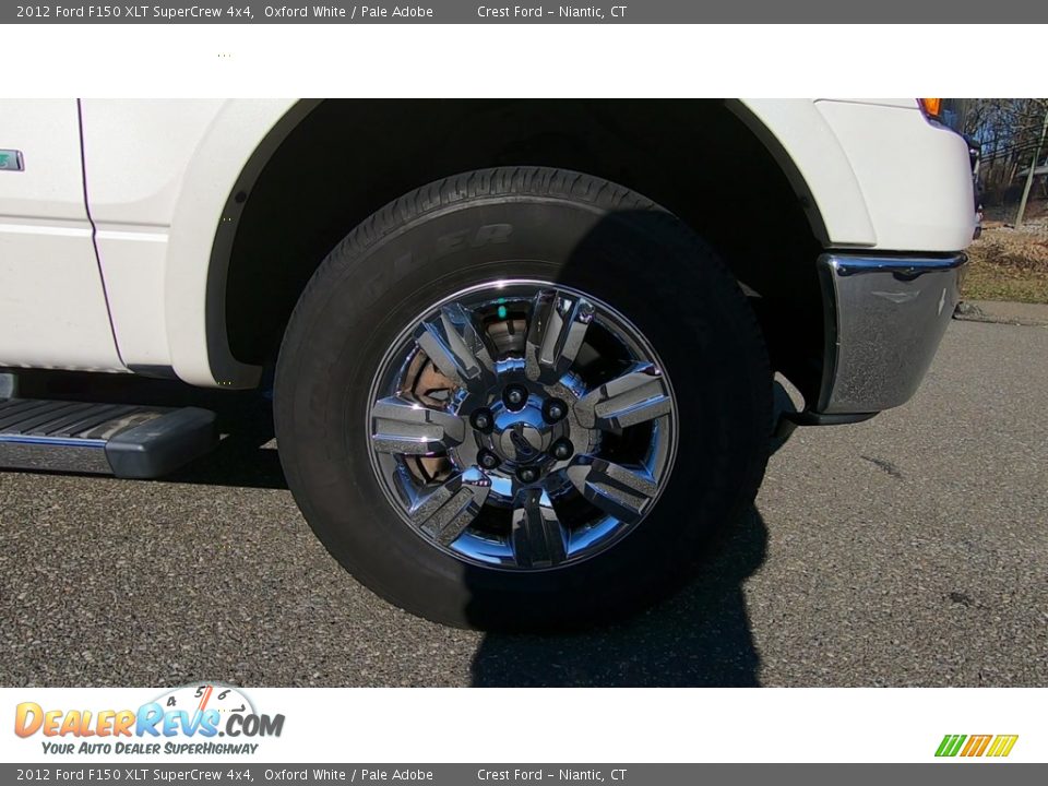 2012 Ford F150 XLT SuperCrew 4x4 Oxford White / Pale Adobe Photo #28