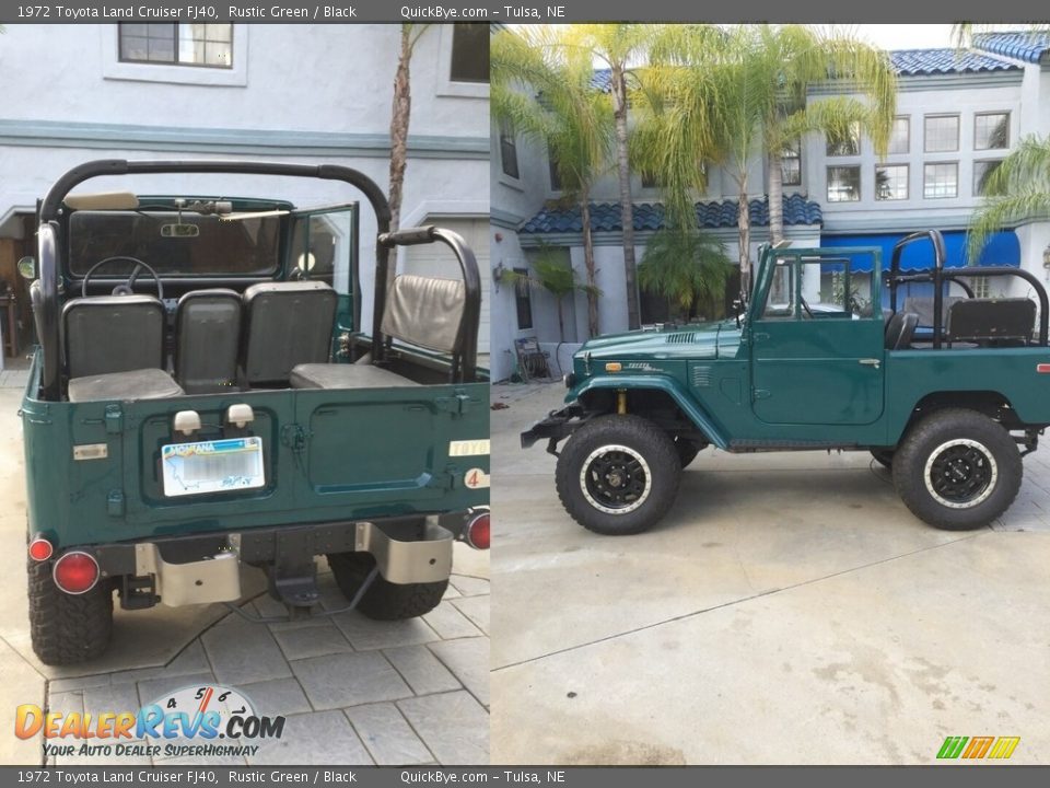 1972 Toyota Land Cruiser FJ40 Rustic Green / Black Photo #2