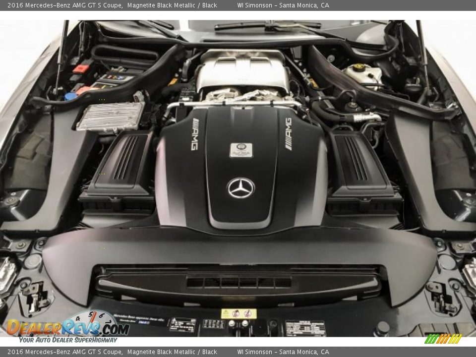 2016 Mercedes-Benz AMG GT S Coupe Magnetite Black Metallic / Black Photo #9