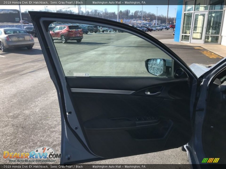 2019 Honda Civic EX Hatchback Sonic Gray Pearl / Black Photo #11