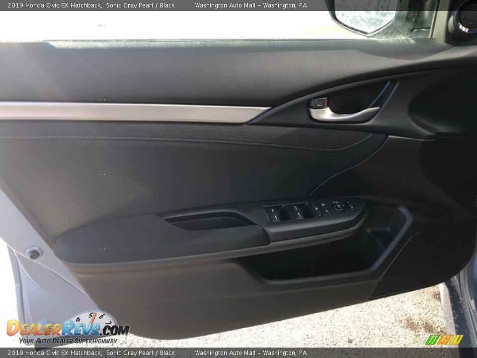 2019 Honda Civic EX Hatchback Sonic Gray Pearl / Black Photo #12
