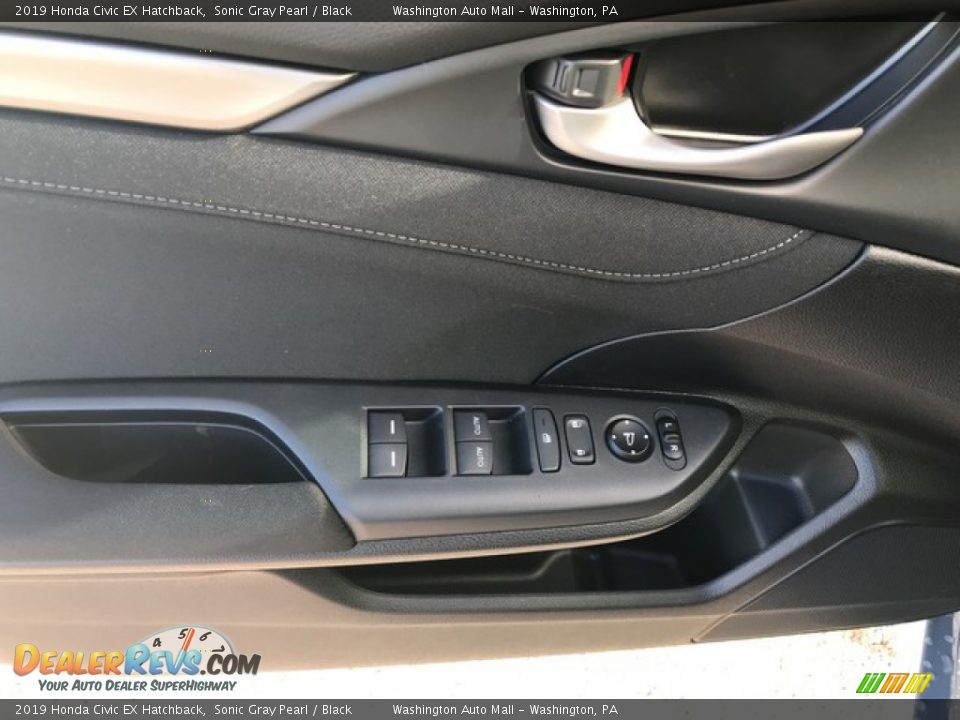 2019 Honda Civic EX Hatchback Sonic Gray Pearl / Black Photo #13