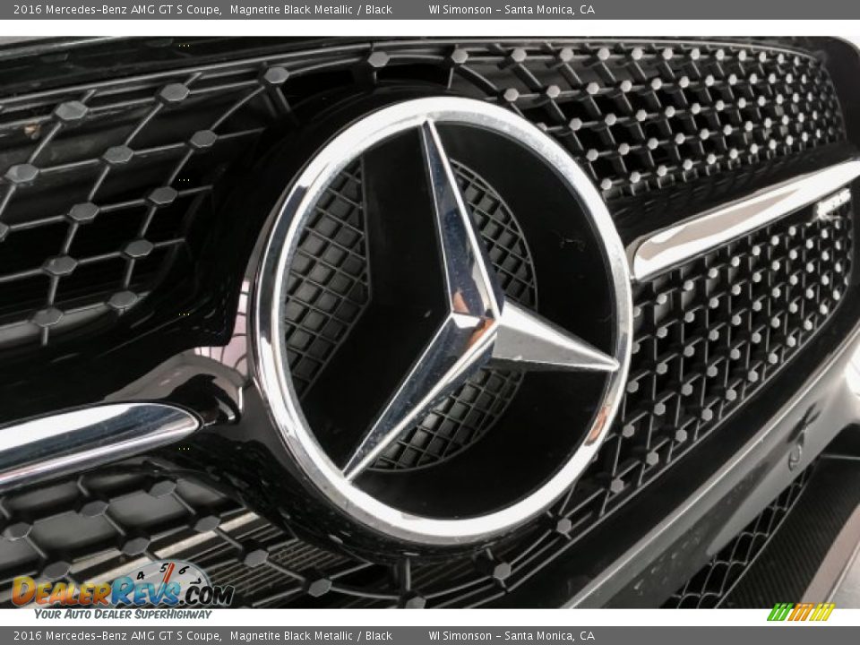 2016 Mercedes-Benz AMG GT S Coupe Magnetite Black Metallic / Black Photo #32