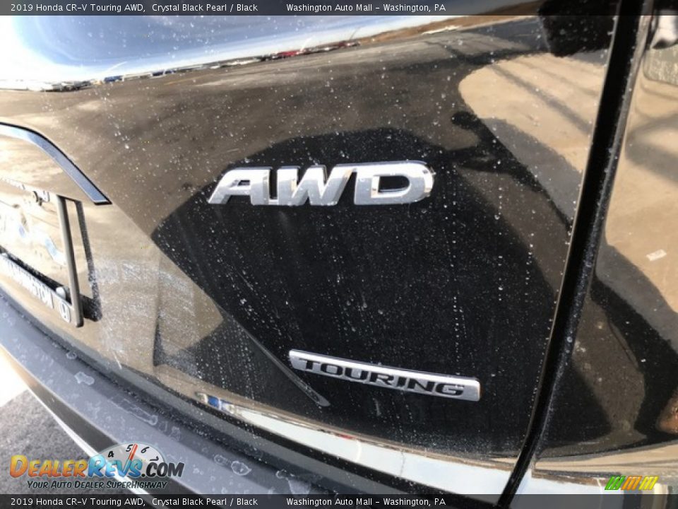 2019 Honda CR-V Touring AWD Crystal Black Pearl / Black Photo #8