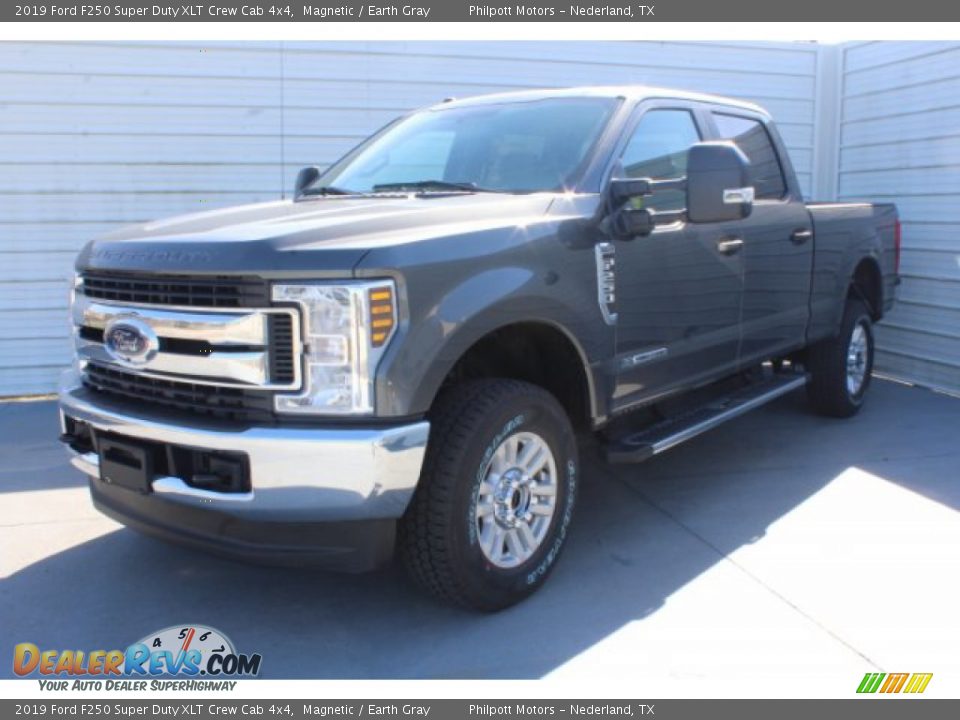 2019 Ford F250 Super Duty XLT Crew Cab 4x4 Magnetic / Earth Gray Photo #4