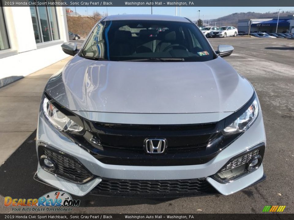 2019 Honda Civic Sport Hatchback Sonic Gray Pearl / Black Photo #4